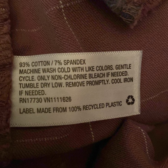 a new day Purple Checkered trousers - Picture 5 of 5